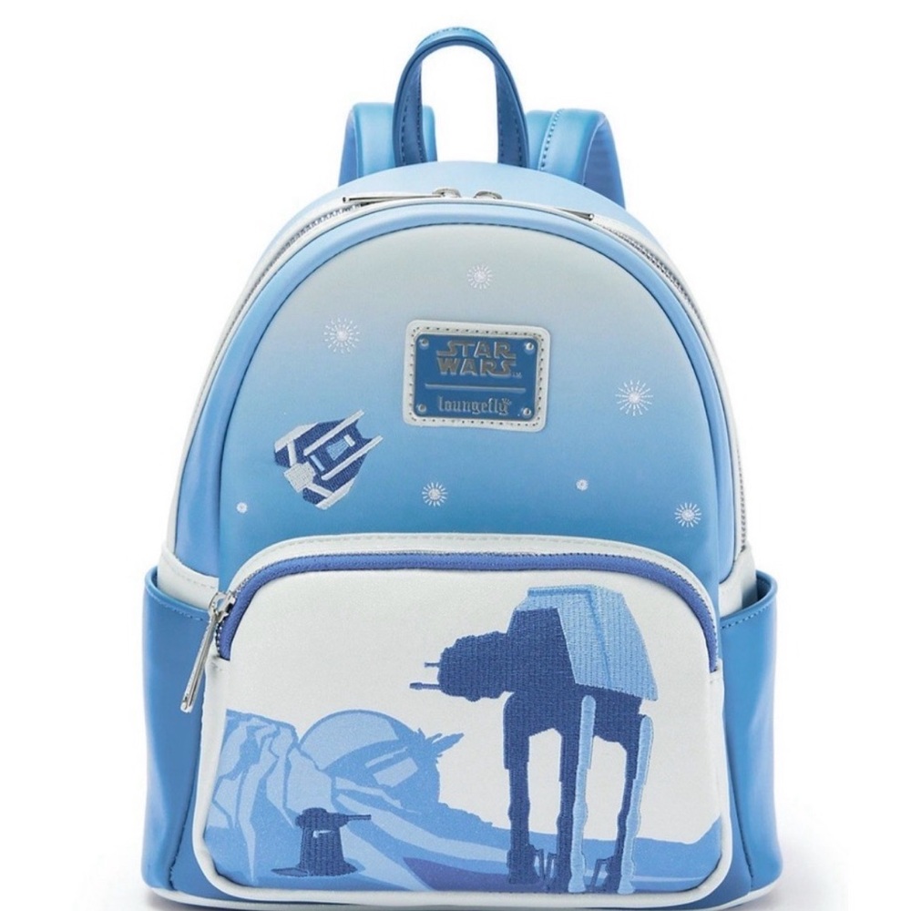 2025 Disney Parks Loungefly Star Wars Hoth Echo Base AT-AT Mini Backpack New